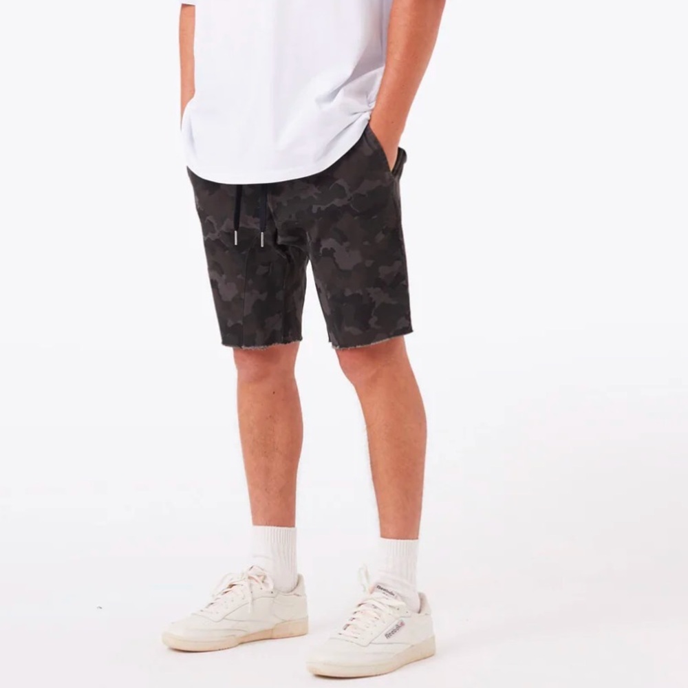 Zanerobe Sureshot Camouflage-Print Slim Fit Cutoff Shorts